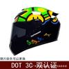 Full Face Motorcycle Helmet Men Women Vintage Style Scooter ATV Quad Bike DOT Certified
