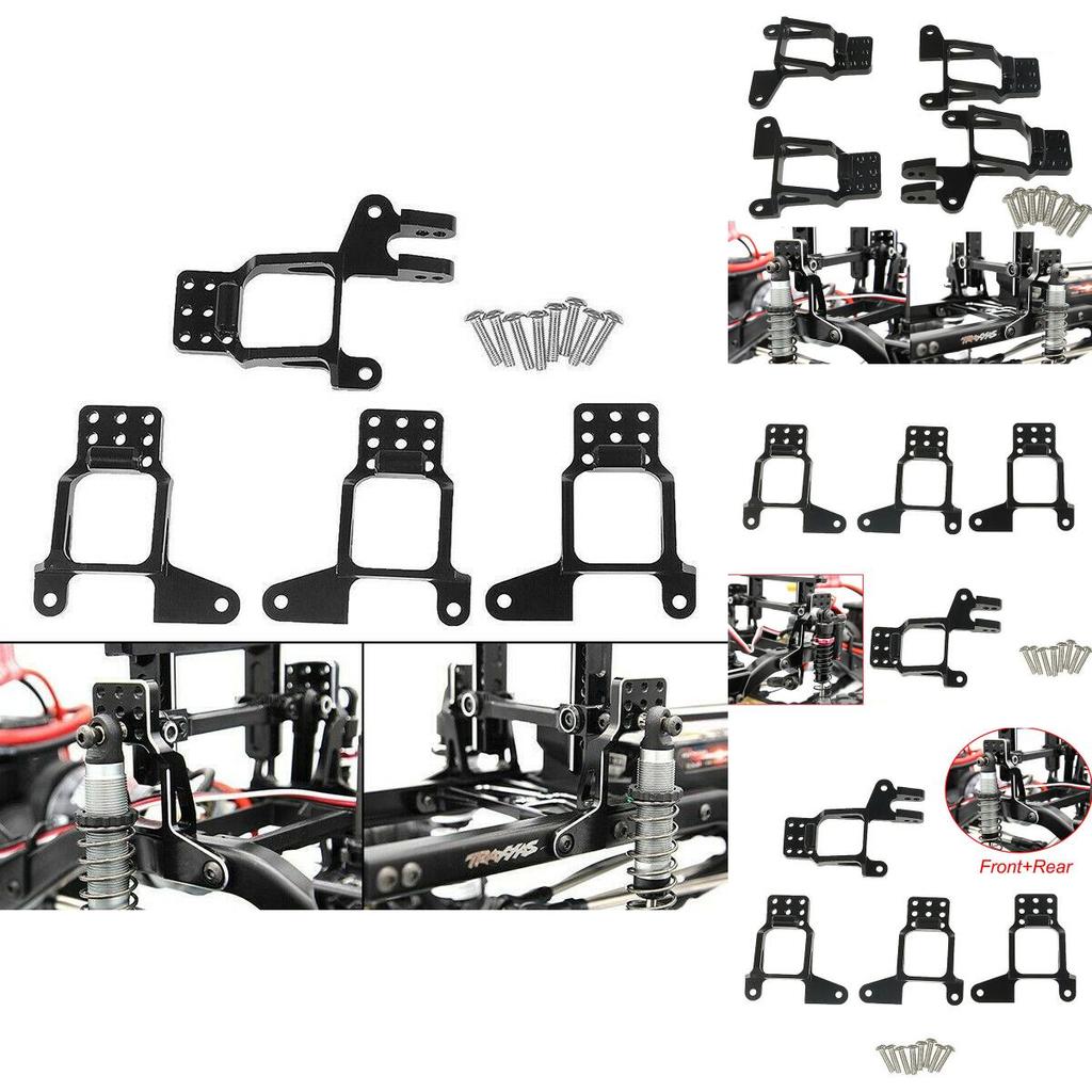 Premium Aluminum Front And Rear Shock Tower Hoops For Traxxas Trx-4 1/10 Rc Crawler Toy