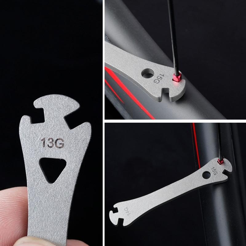 Bike Spoke Pedal Wrench Spanners Wrench Cycling Wheel Rims Wrench Bike Repair Rims Correct Tool Spoke Wrench Bike Tools
