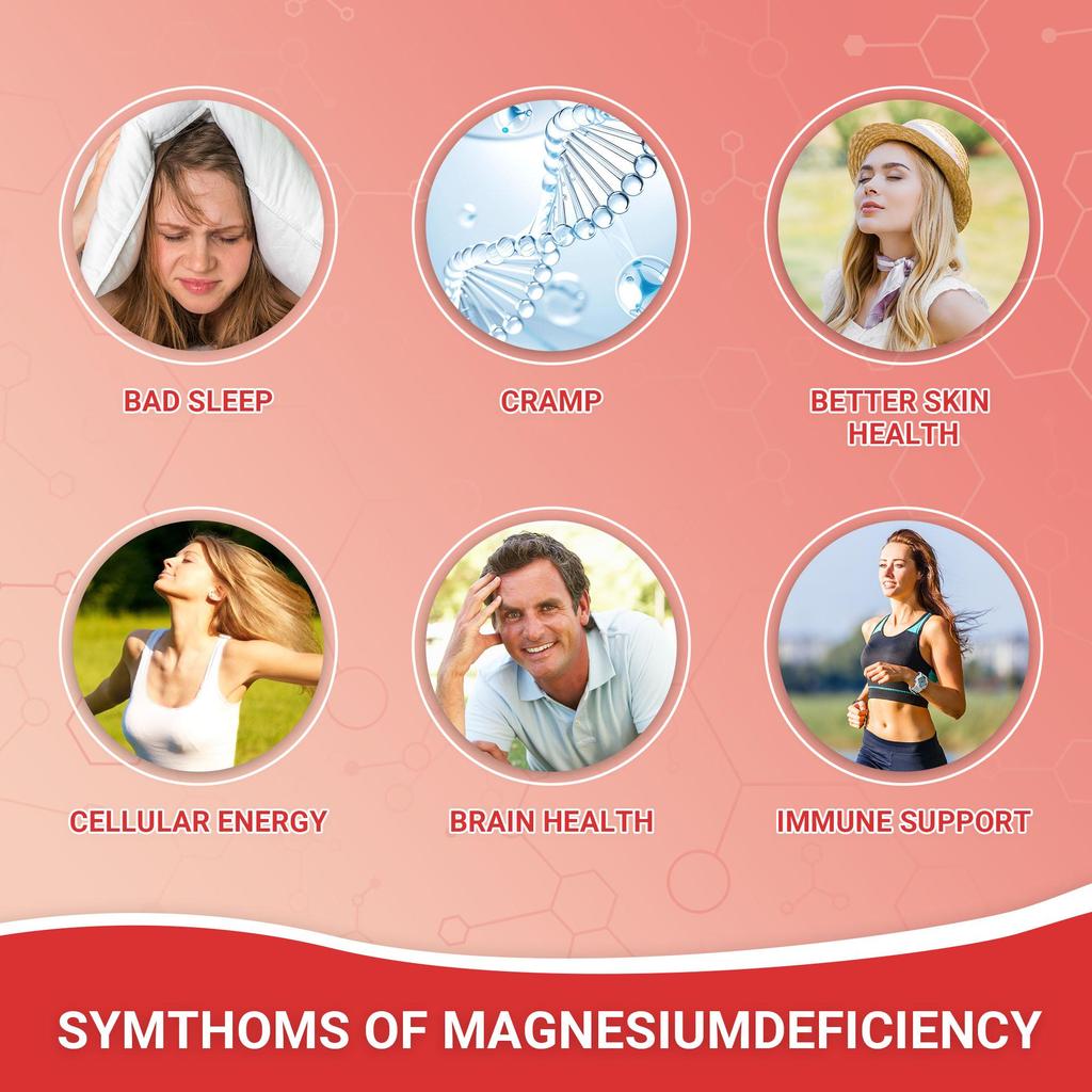 GZVH-400mg Magnesiumglycinat Gummibärchen zur Schlafunterstützung & Muskelkrampf-Linderung | Hoch absorbierende Formel mit Vitamin B6