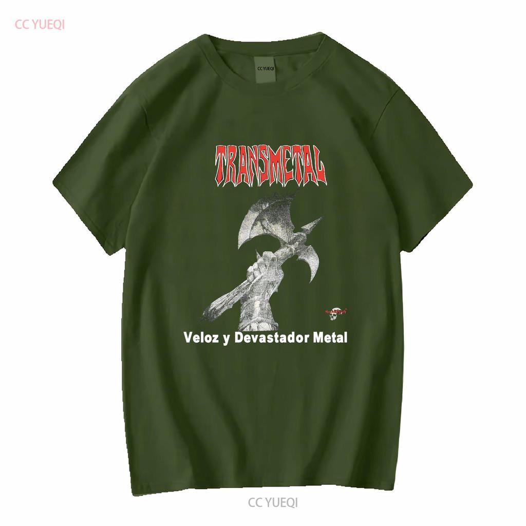 Vintage y2k Transmetal Rock Death T-Shirt Mexikanischer Metal XL Vintage Gewaschen Atmungsaktiv Designerkleidung Vielseitig Lässig