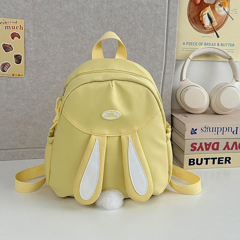 Cute rabbit ears highvalue children's small backpack new Japanese ins wind sweet girl mini backpack