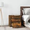 Nightstand Smoked Oak 50x39x47 Cm