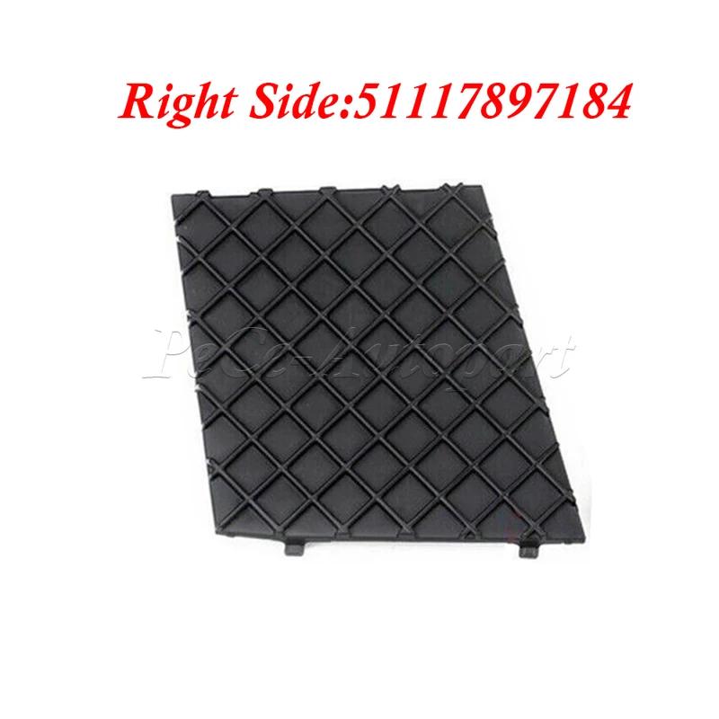 A Pair Black For BMW E60 E61 M Bumper Cover 51117897186 51117897184 E60 E61 Car Front Bumper Lower Mesh Grill Plate Trim Cover