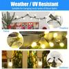 4/10pcs Hooks for Outdoor String Lights - Durable, Clear Self-Adhesive Clips for Christmas Light Hanging & Cable Management