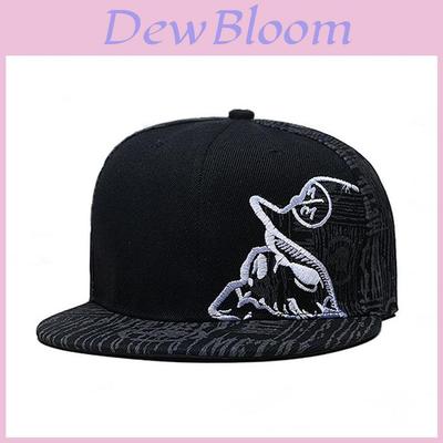 Metal Music Skull Black Cotton Baseball Cap With Breathable Sun Shade For Casual Wear