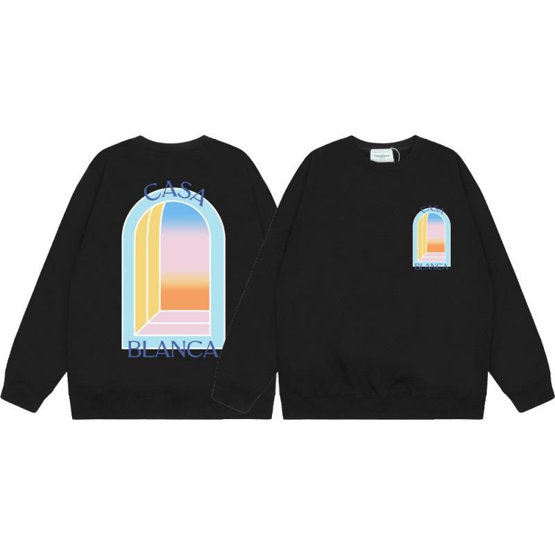 Unisex Oversized Cotton Graphic Print Crewneck Sweatshirt Winter Casual Wear
