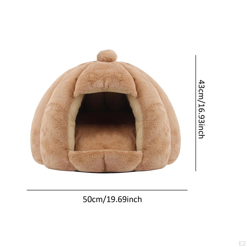 Semi Closed Cat Nest Autumn Winter Bed Kennel Shelter Pet Pets Cave for Kitten Hamster
