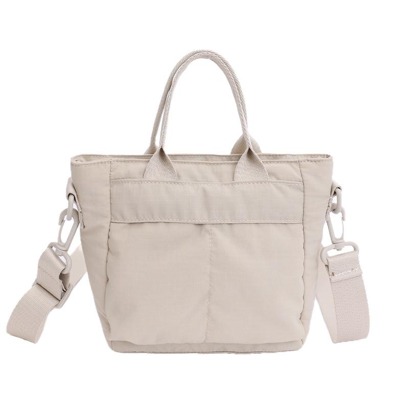 

Casual Solid Color Shoulder Bags for Women Lightweight Simple Ladies Crossbody Bag Outdoor Sports Female Handbag Small Tote бежевый