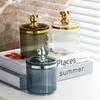 Elegant Cotton Swab and Floss Holder - Premium Makeup Storage Box