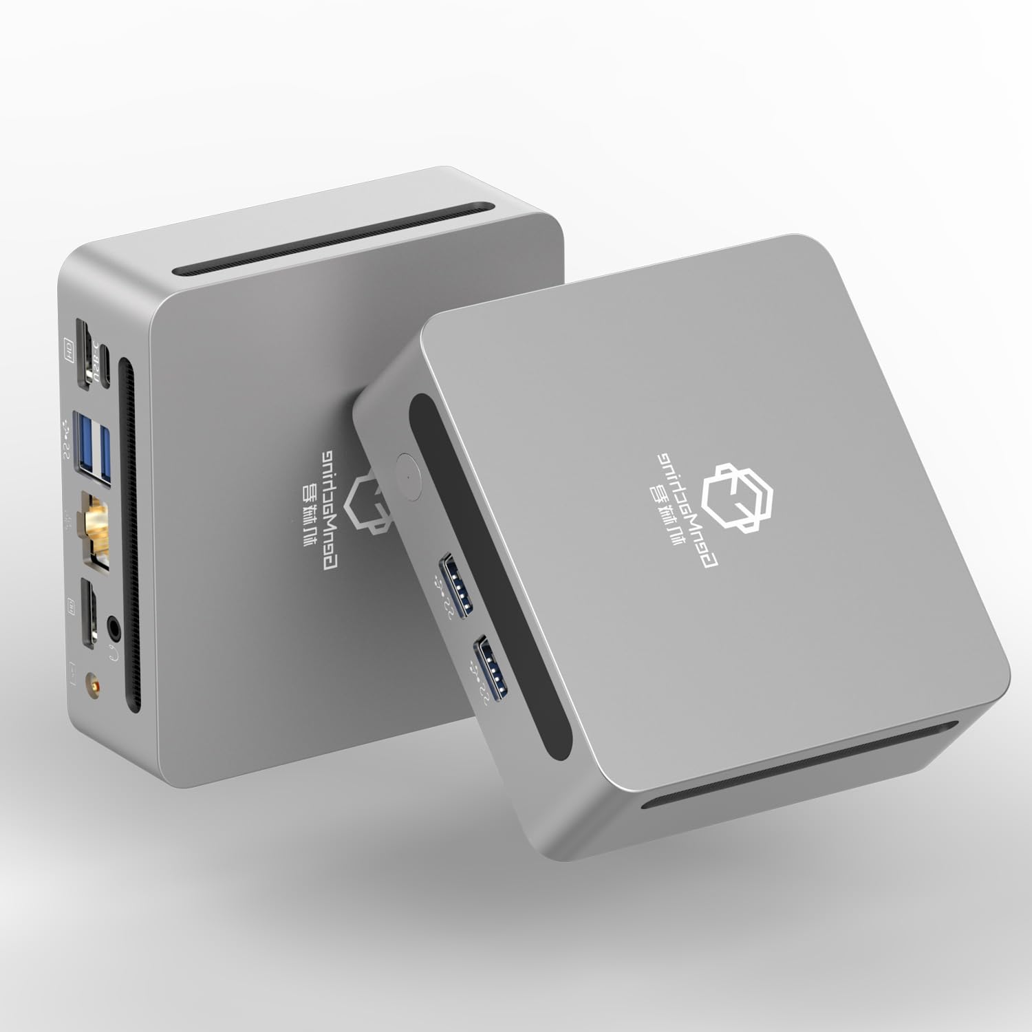 

GenMachine Міні-ПК AMD Ryzen 7 4700U Міні-комп ютер з до 16 ГБ 512 ГБ SSD Ігровий ПК для та Дизайну 4,1 ГГц 8c/8t, DDR4, & M.2 NVME, Wi-Fi 6/BT 5.2, чорний