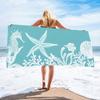 Large Ocean Scenery Beach Towel Polyester Quick Dry Sandproof Bath Towels Tropical Palm Tree Summer Outdoor Pool Travel Blanket