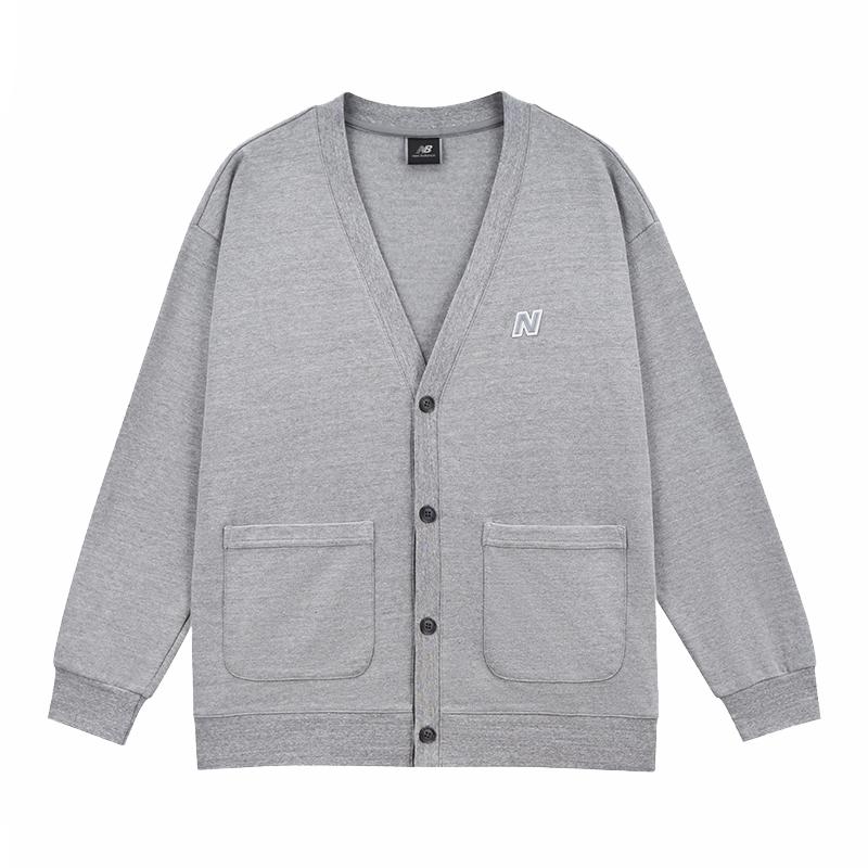 New Balance MET24 N Cardigan Jackets & Coats Unisex Sport Gray AMJ35092-AG L
