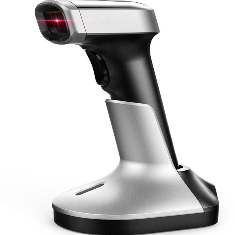 Geepai MK-802 2D Wireless Barcode Scanner with Stand