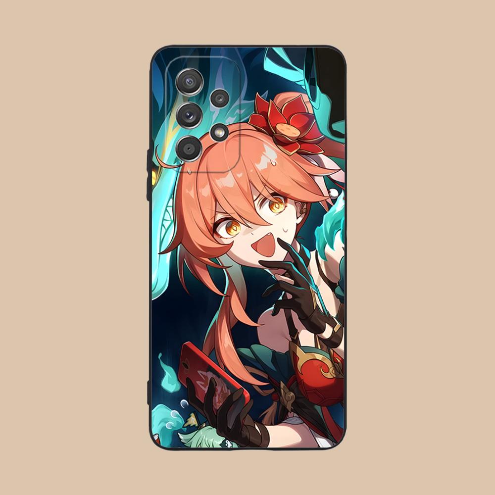 HSR Guinaifen Matte TPU Mobile Phone Case for Samsung Galaxy A56 55 54 53 52 51 36 35 34 23 16 15 5G Colorful Cover
