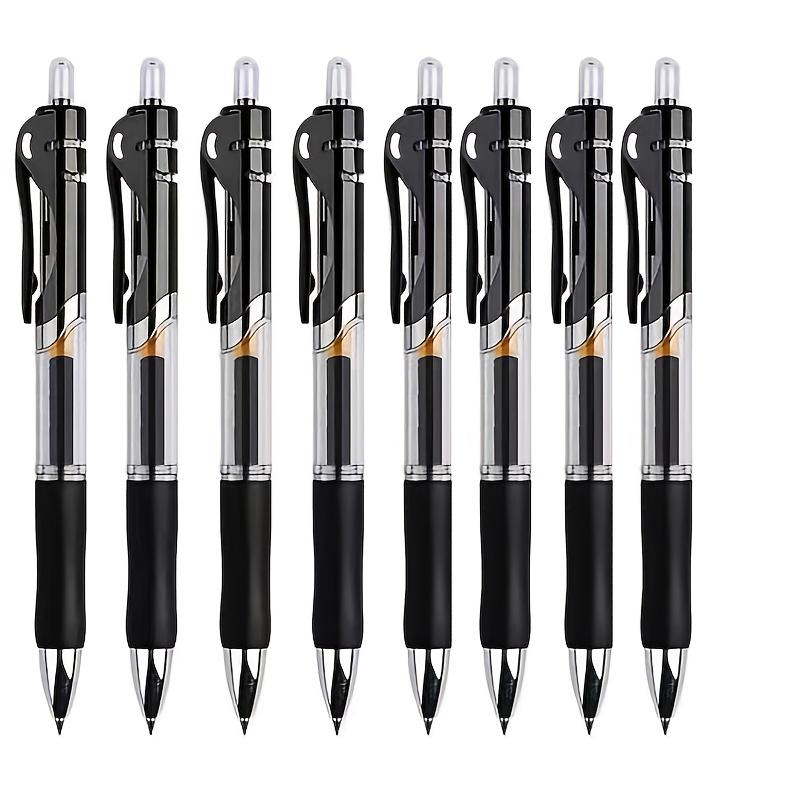 

8pcs High-Capacity Writing Pens, Gel Pens in Black and Blue, School and Office Supplies чорний