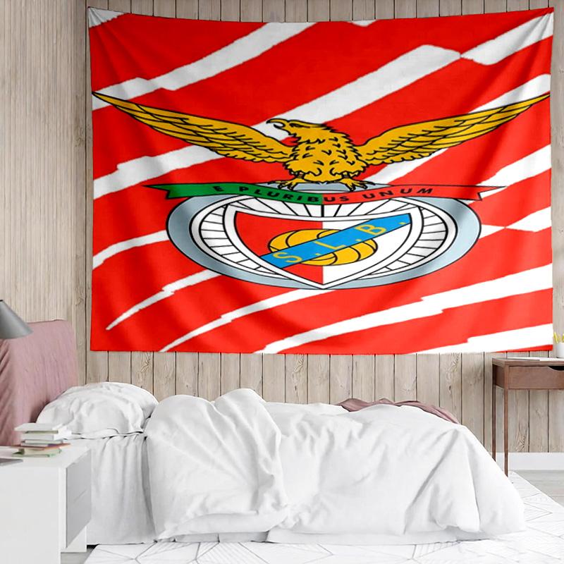 Ben Football Crest Printed Printed Tapestry, for Bedroom,Livingroom, dormitory, Large Wall Decor, Fabric Decor Fan Birthday Gifts