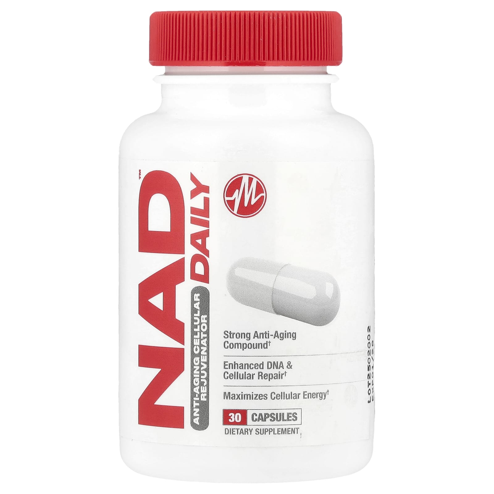 

Nad Daily™, Anti-Aging Cell Regeneration, 30 Capsules