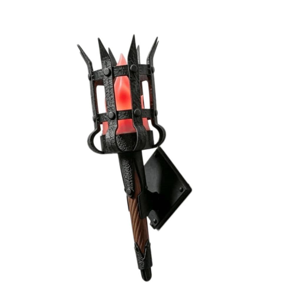 Led Lighting Medieval Torch Wall Lamp Dual Torch Torch Shape Hanging Light  Haunted House