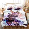 Anime Fischl 3Pcs Bedding Set 3D Print Duvet Cover Pillowcase Soft Bed Linen Single Twin Queen King Size Home Textile
