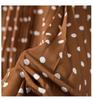 2025 Plus Size Korean Polka Dot High-Waist Casual A-line Long Skirt