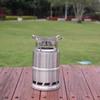 Nufeng Portable Stainless Steel Camping Stove (Wood & Alcohol)