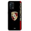 Phone Case - MANIACASE - Oppo A95 - TPU Silicone - Red and Gold PORSCHE Logo - Black