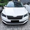 Front Bumper Lip Spoiler For Skoda Superb B8 2016-2018 Front Bumper Protector Lower Blade Splitter Car Styling