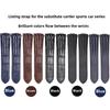 19mm 20mm Für Cartier Roadster W6206018 W6206017 Echtes Leder Uhrenarmband Herren Ersatz Rindsleder Uhrenband Nylon Armband Gürtel