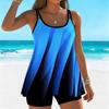 Women's Swimwear Tankini 2 Piece Swimsuit Leisure Vacation  Print Vacation Bathing Suits