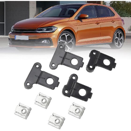 Pyhodi Headlight Tab Repair Kit, Left Right Side Headlight Headlamp Bracket Tab Repair Kits, Aluminium Alloy Simple Installation Scratch Resistant