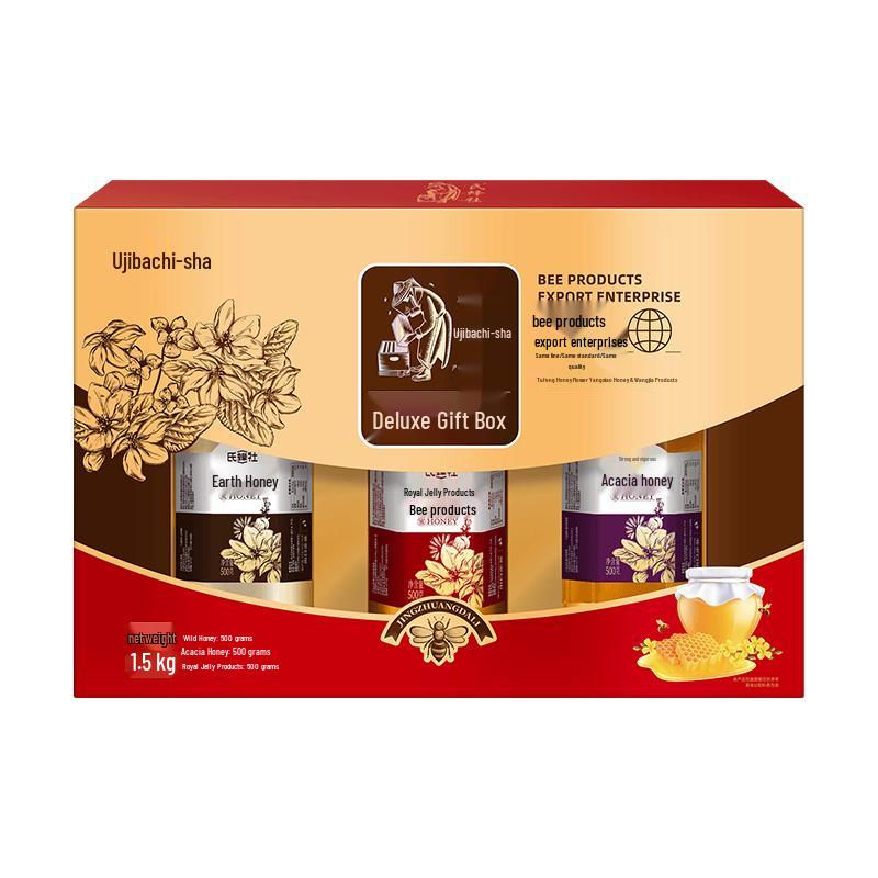 Jieshi Natural Acacia Honey Gift Set (3x500g)