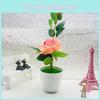 Artificial Rose Plant With Injection Molding Technology For Gift Giftings And Event Decor