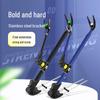 Grsaed Detachable Stainless Steel Fishing Rod Stand with Ground Insert