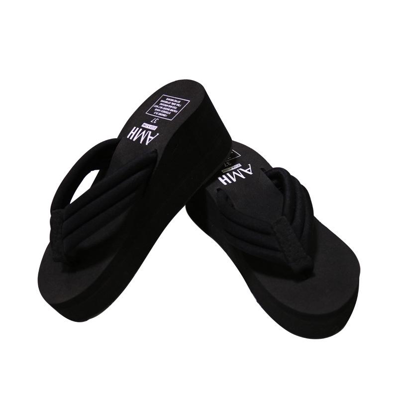 2022 Women's Summer Fashion High Heel Platform Flip Flops - Thick Sole, Non-Slip