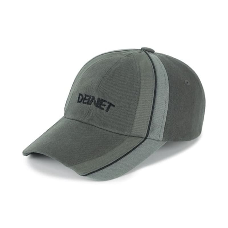 DEINET DEINET LOGO PIPING VINTAGE Cap IN CHARCOAL