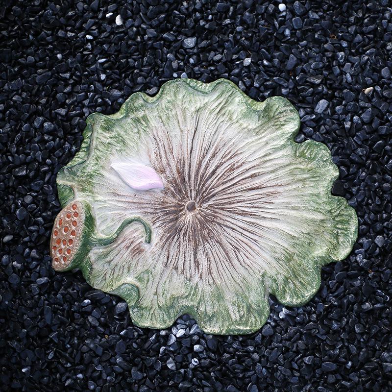 Lotus Leaf Stepping Stones for Outdoor Garden Decor