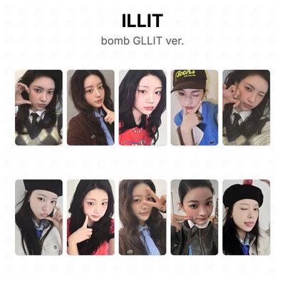 ILLIT Bombe GLLIT ver. Offizielle Fotokarte