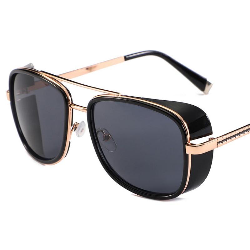 Classic Vintage Steampunk Sunglasses For Men And Women Luxury Punk Celebrity Designer Sun Glasses