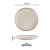Ensemble de assiettes plates en mélamine Yuzhuxun