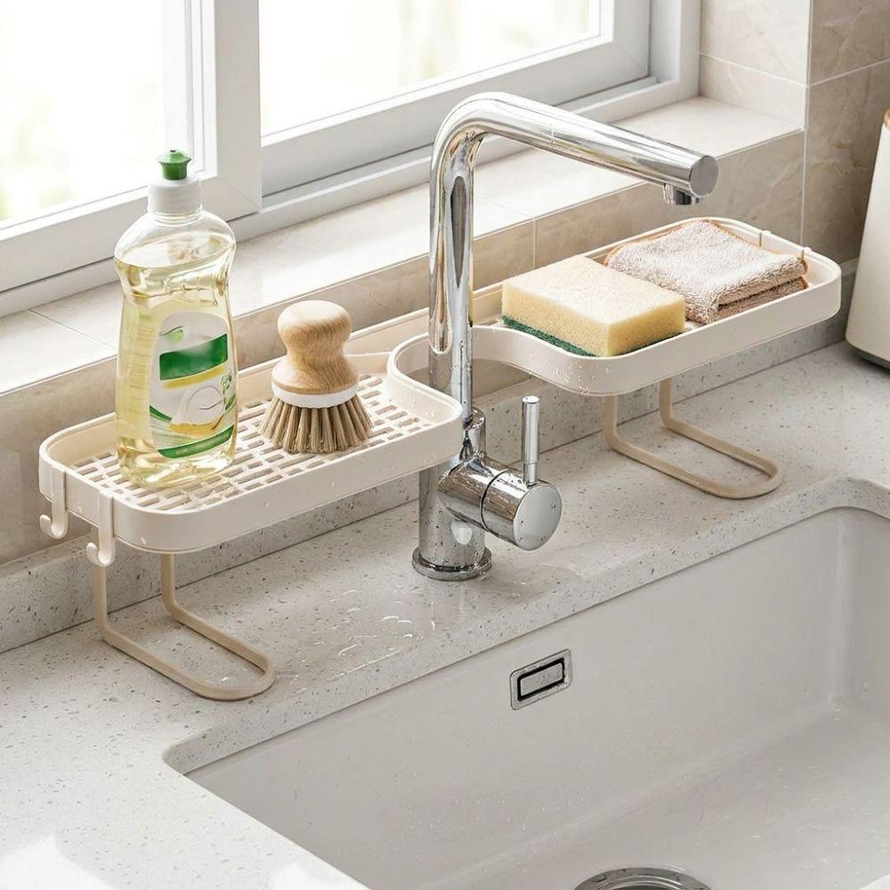 Mesh Bathroom Storage Rack Universal Counter Organizer Fashion Kitchen Drainage Holder Kitchen