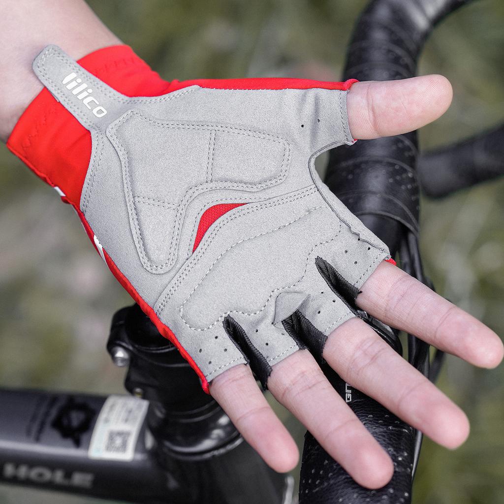 Durable And Safe Breaking Wind Cycling Half Finger Gloves Anti-Slip Bicycle Mittens Racing Road Bike Glove Mtb Biciclet Guantes