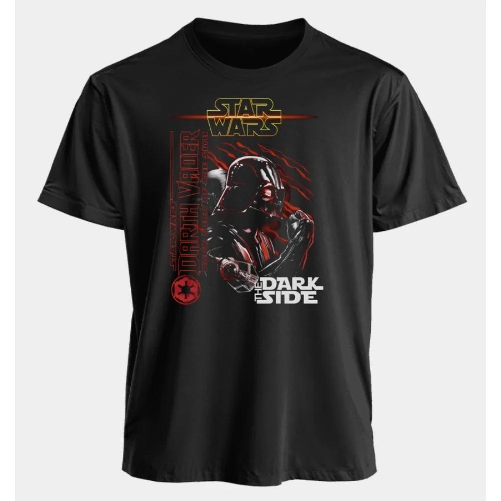 Star Wars Peripheral Printed Cotton Short Sleeve Mens and Womens 2025 Summer Sports Loose Daily Pass Crew Neck TShirt