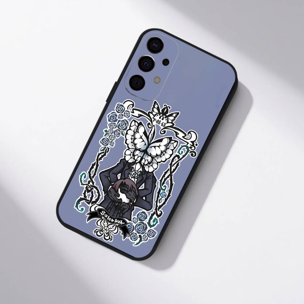 Limbus C-Company Quixote Butterfly Phone Case For Samsung S25,S24,S21,S22,S23,S30,Ultra,S20,Plus,Fe,Lite,5G Black Cover