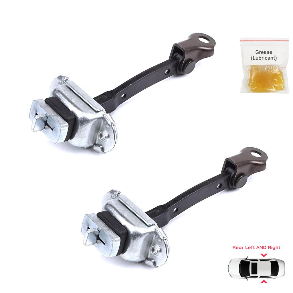 BDP1364-1 2 Pieces Rear Door Stop Check Assy Limiter Strap for Toyota Yaris Echo Verso FunCargo Vitz Platz MK1 P1 P2 1999-2003 Pre-Facelift