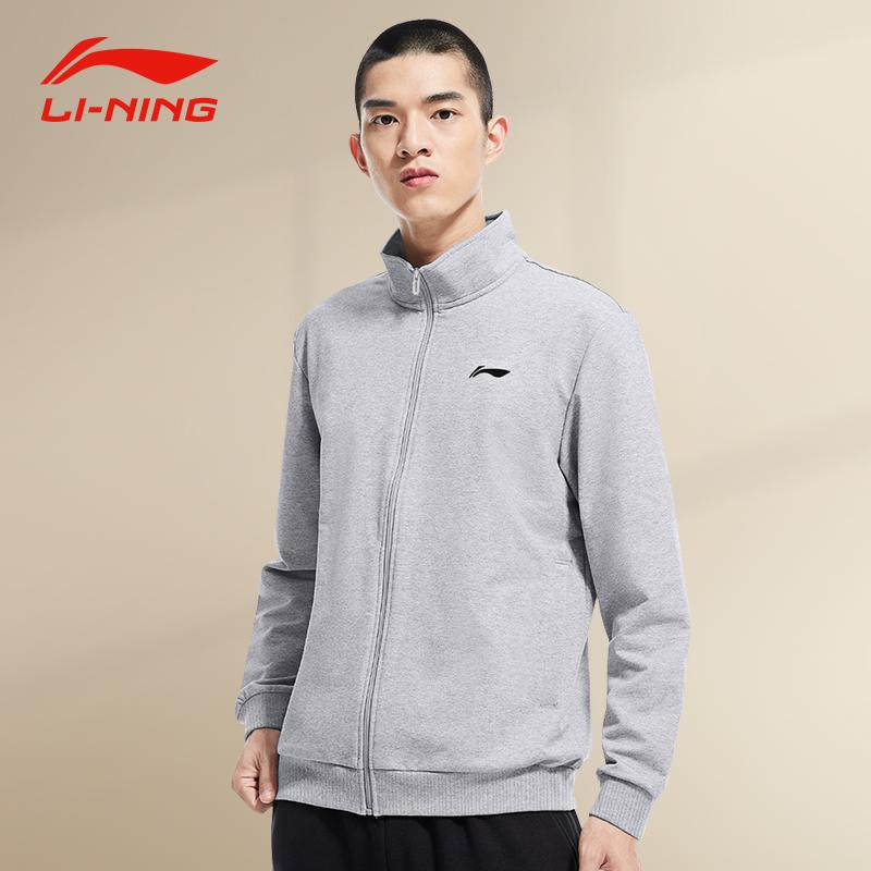 Li Ning Without Hood, Fall Winter, Thickened And Fleece Lined, Outdoor, Thermal Fashion Casual Sports Top AWDTE75