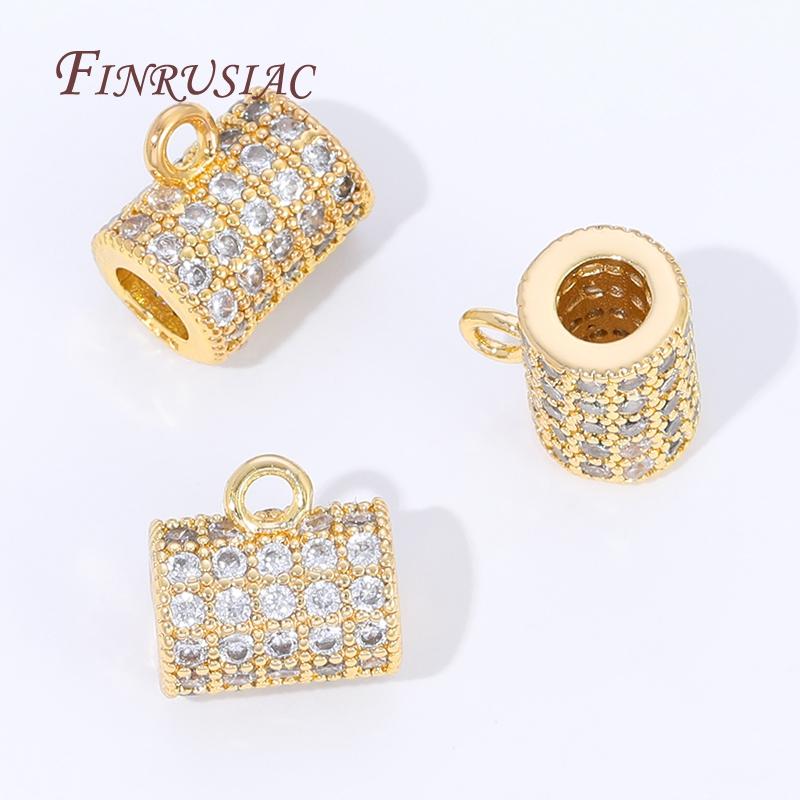 2 Pcs 18K Gold Plated Bails For Pendants,Bale Pendant Holder For Jewelry Accessories,Bead Separator,Jewelry Bail,Necklace Bails
