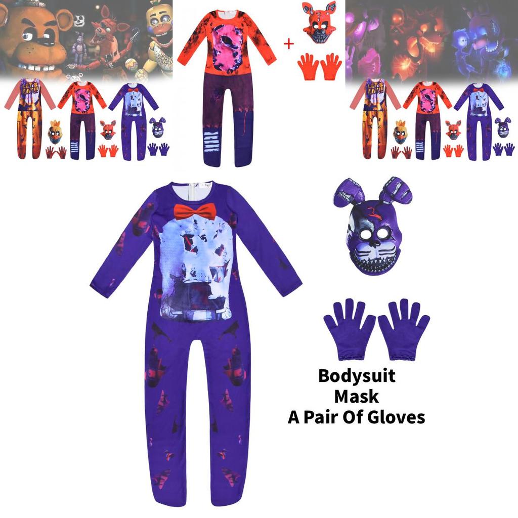Five Nights At Freddys Kinder Cosplay Kostuum Met Polyester Stof Voor Feesten