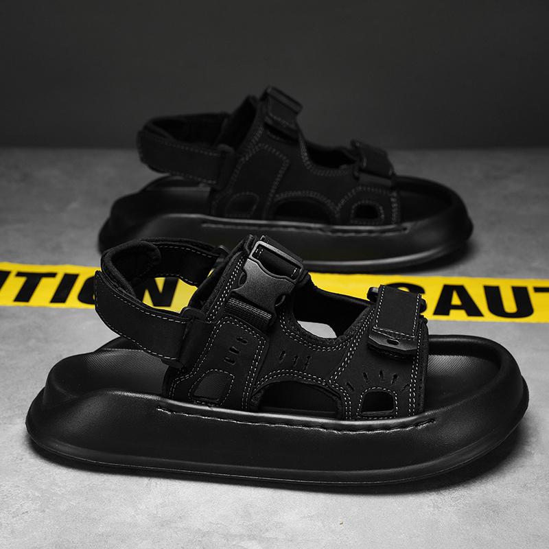 

Fashion CYYTL Summer Mens Sandals Casual Shoes Beach Sneakers Outdoor Walking Comfort Luxury Designer Fashion Sport Breathable Leather 39