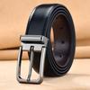 Brown Black Men Leather Belt Double Sided Designer Belt Versatile Pin Buckle Belt  Jeans